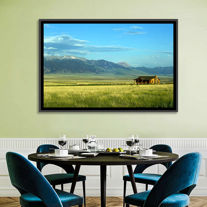 Montana Mountains Ranch Wall Art