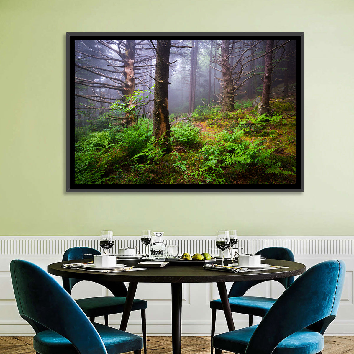 Misty Spruce-fir Trail Wall Art