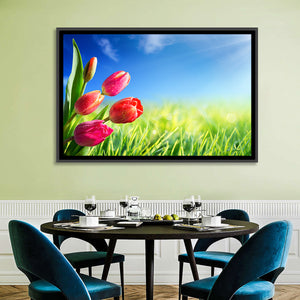 Tulips in Spring Wall Art