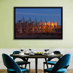 Oil Pump Jacks at Dusk Wall Art