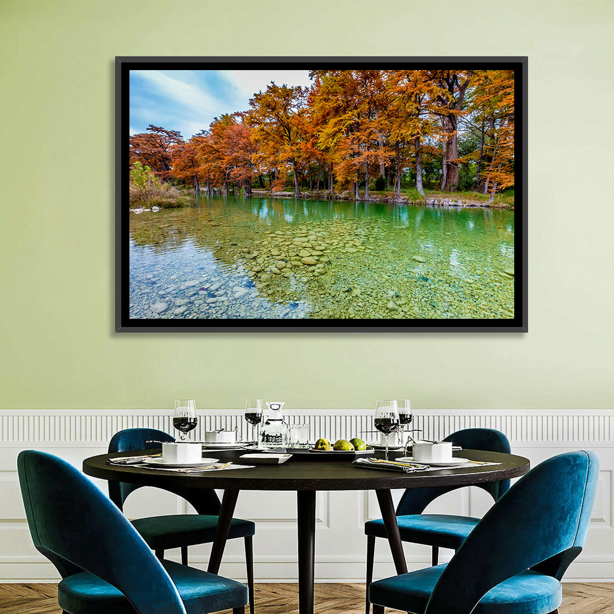 Frio River at Garner State Park Wall Art