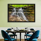 Mossy Ledge Waterfall Wall Art