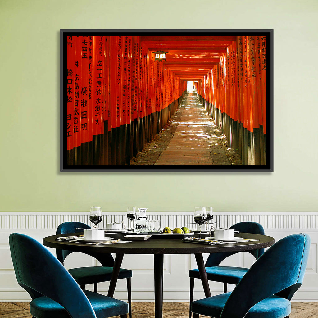 Fushimi Inari Torii Tunnel Wall Art