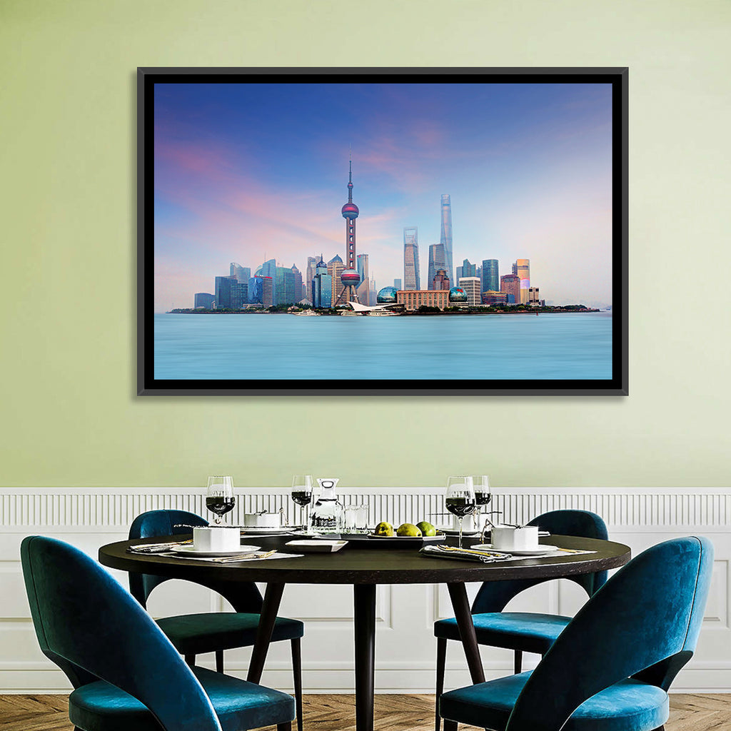 Shanghai Lujiazui Skyline Wall Art