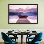 Lake Mcdonald Sunset Dock Wall Art