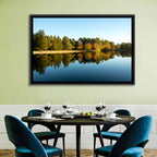 Lake Shaftsbury Autumn Reflection Wall Art