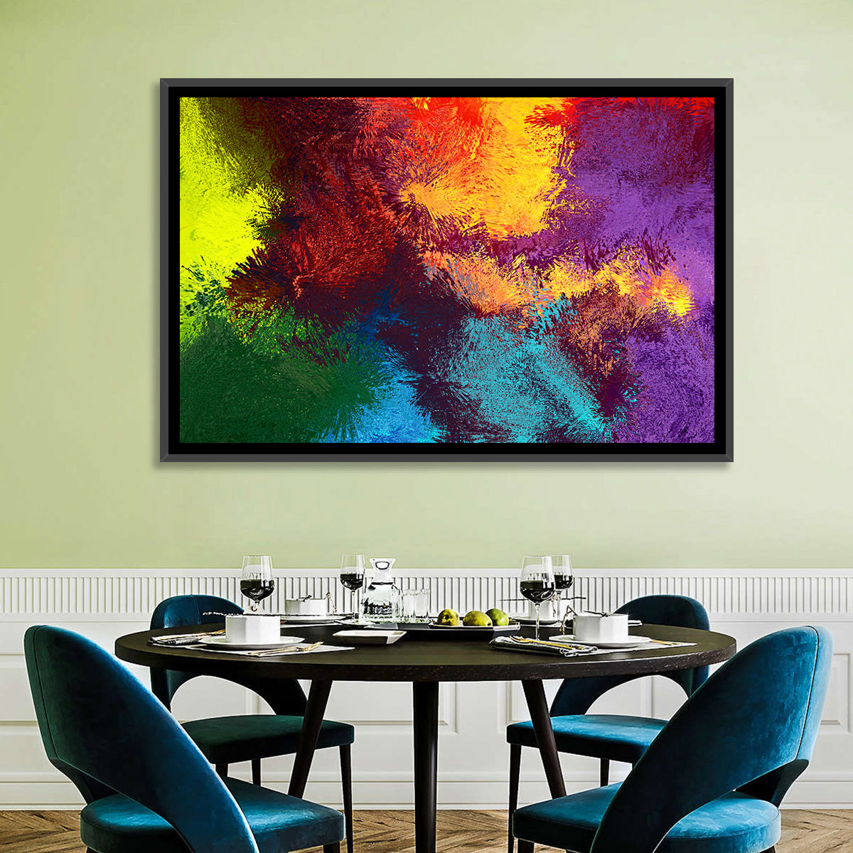 Sparkling Color Fields Wall Art