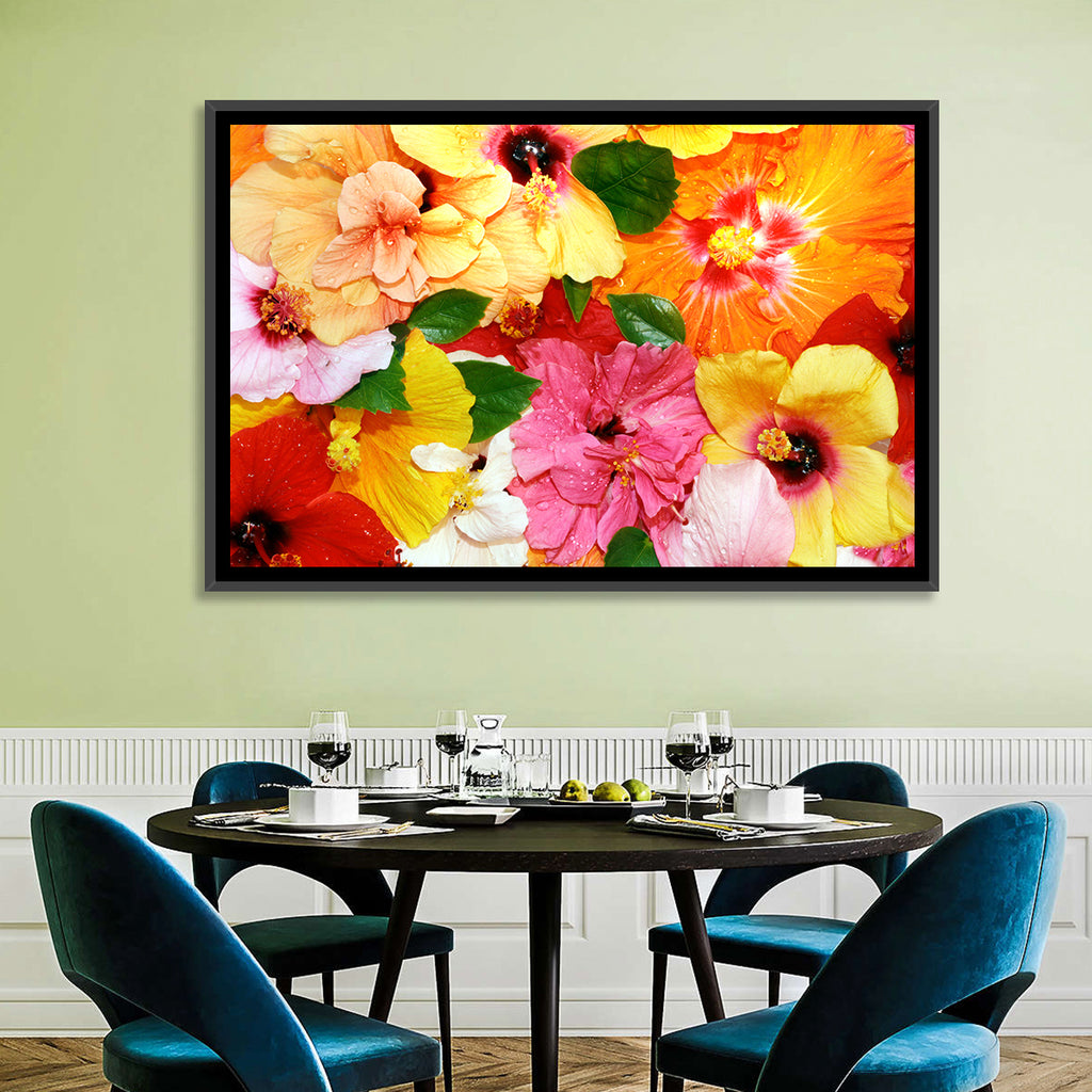 Vibrant Hibiscus Close-up Wall Art
