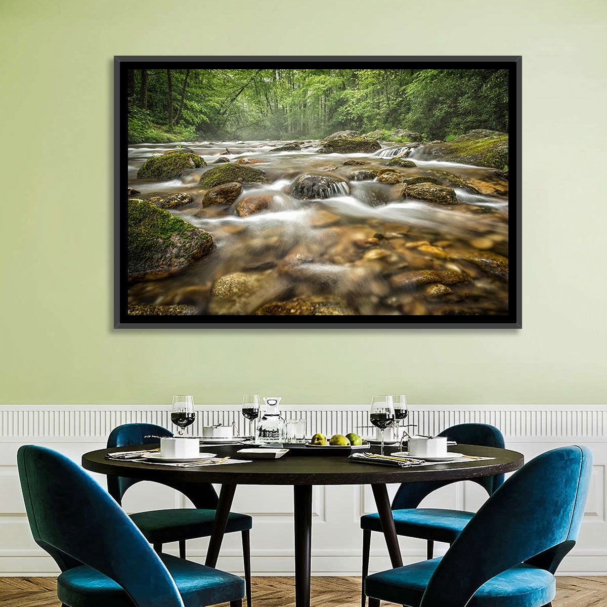Forest Creek, North Carolina Wall Art in a room, landscape