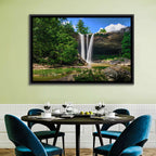 Noccalula Falls Waterfall in Daylight Wall Art
