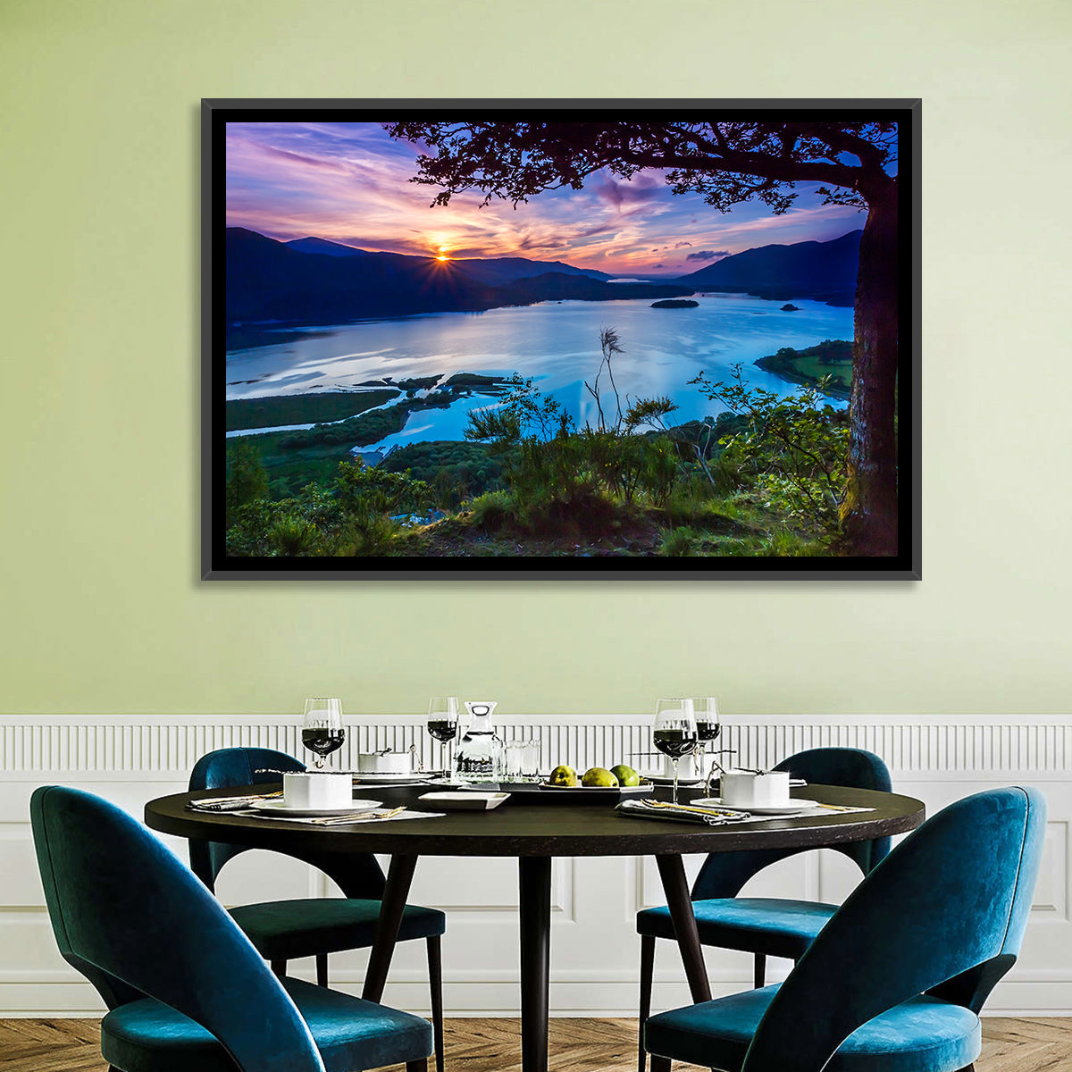 Bassenthwaite Lake Sunset Wall Art