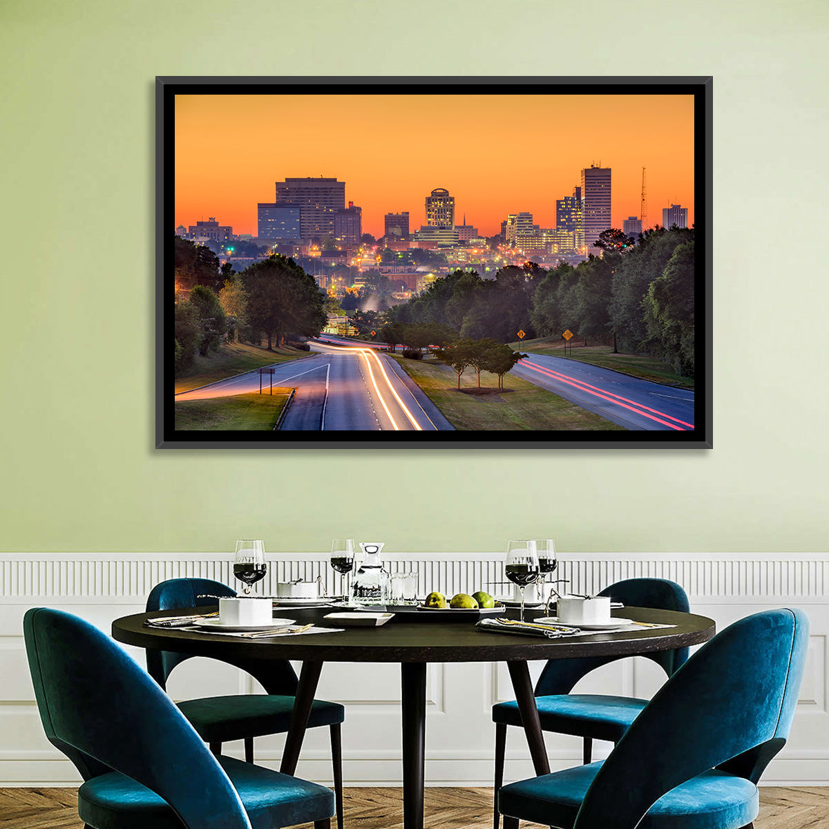 Jackson Downtown Skyline Wall Art