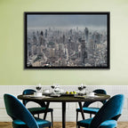 Shanghai Layered Skyline Wall Art