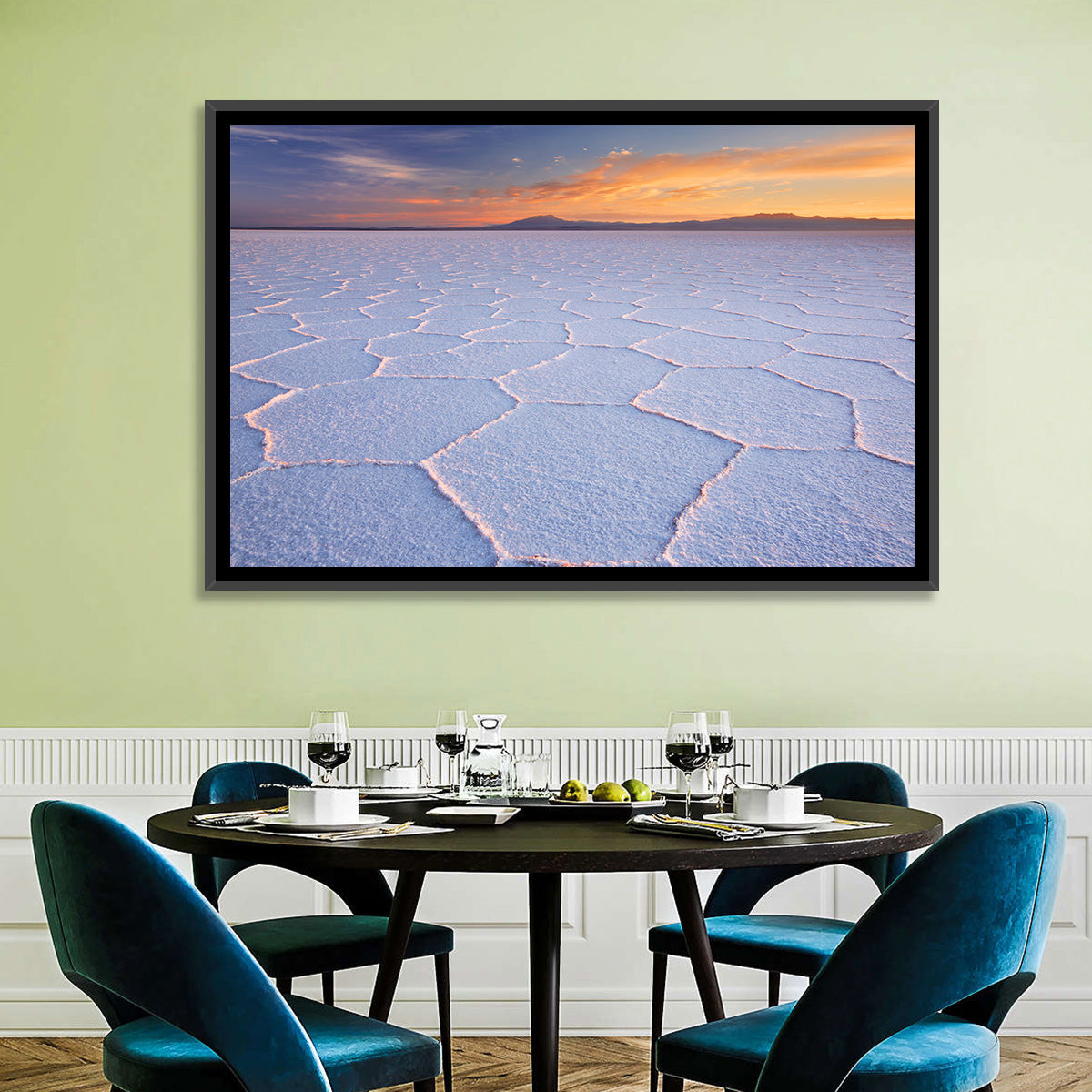 Salar De Uyuni Sunrise Wall Art