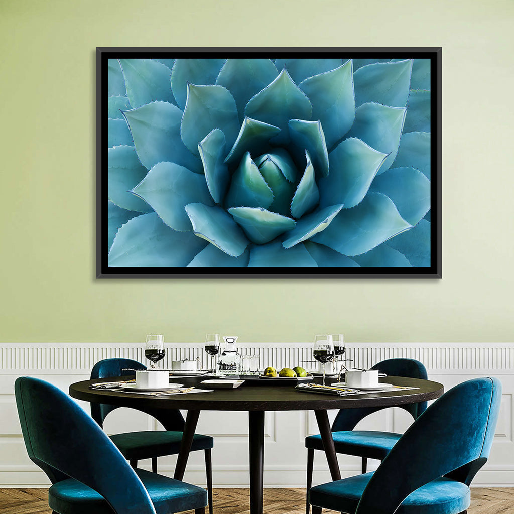 Spiral Agave Macro Wall Art