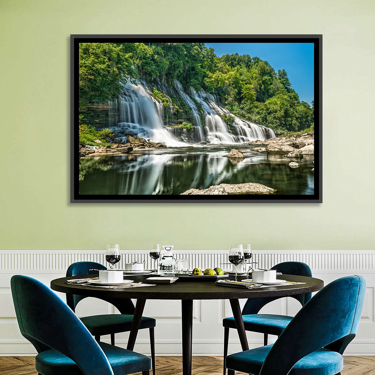 Twin Falls at Rock Island State Park Wall Art
