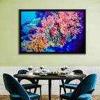 Vibrant Coral Reef Wall Art