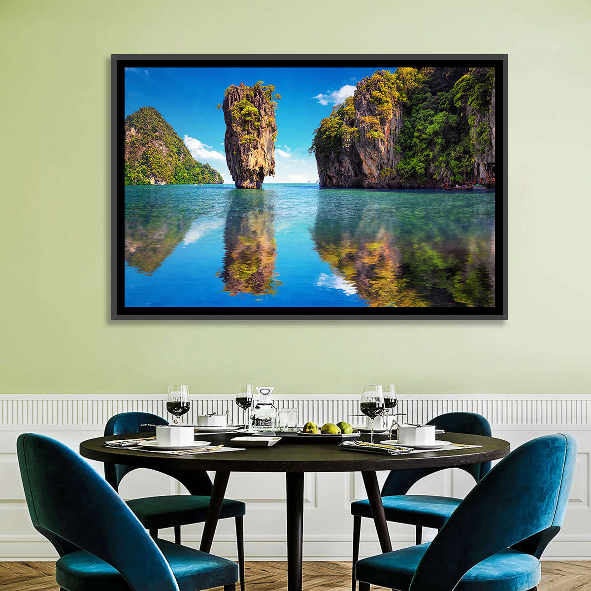 Ko Tapu Limestone Stack, Phang Nga Wall Art