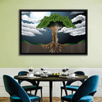 Moonlit Lovers Tree Wall Art