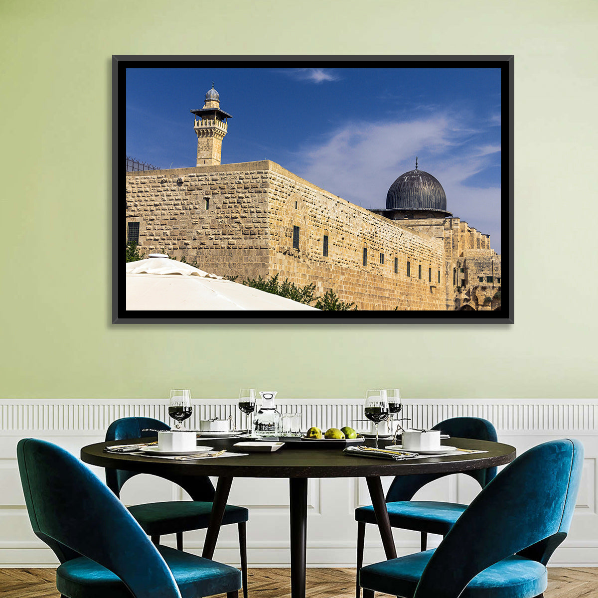 Al Aqsa Mosque, Temple Mount Wall Art in a room, landscape