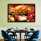 Roasted Turkey Holiday Still Life Wall Art
