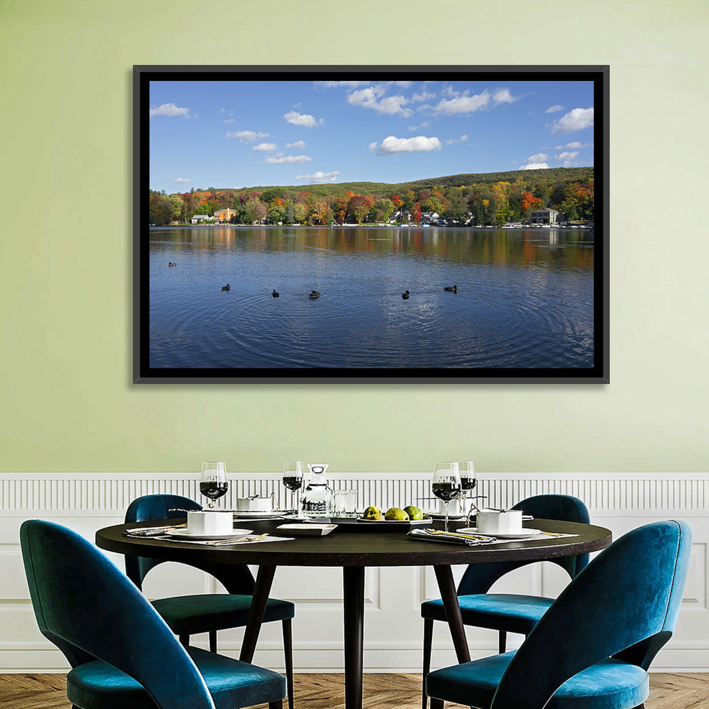 Greenwood Lake Autumn Landscape Wall Art