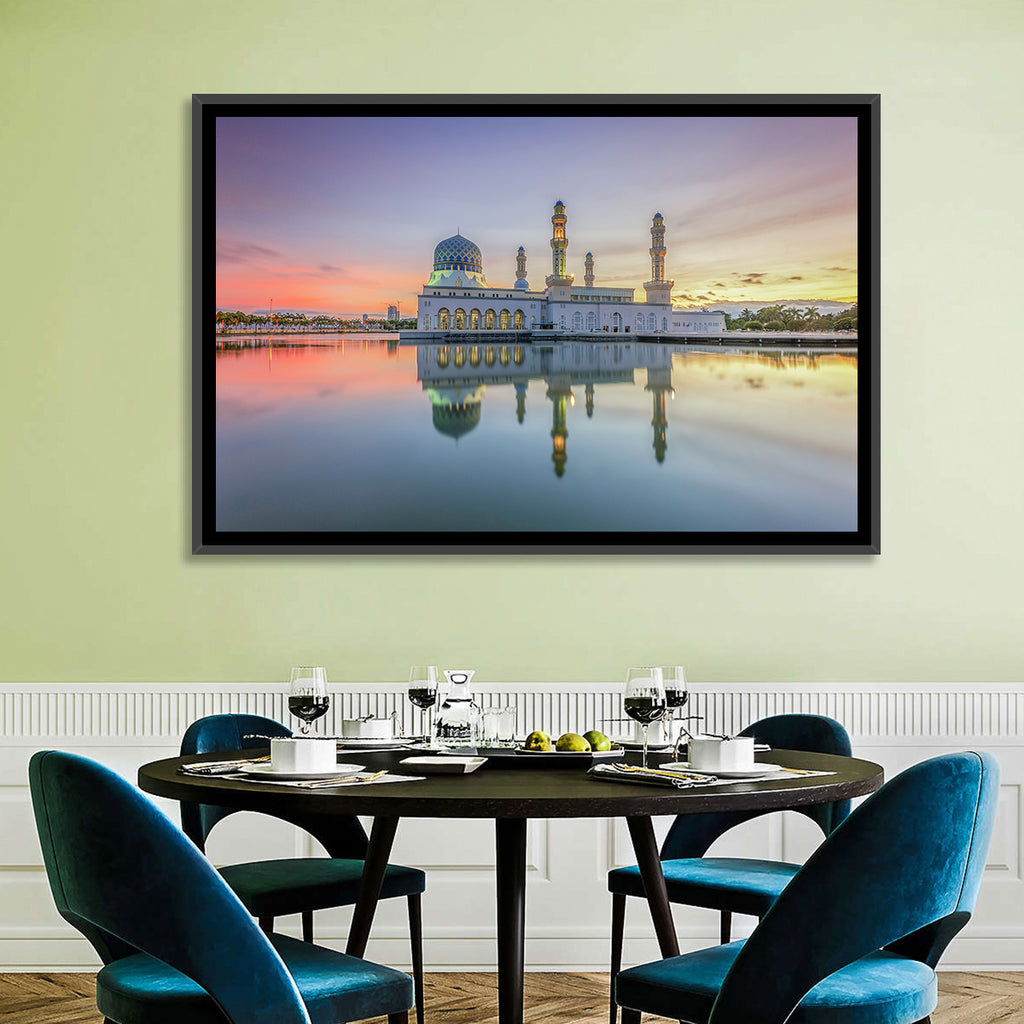 Kota Kinabalu City Mosque at Sunrise Wall Art