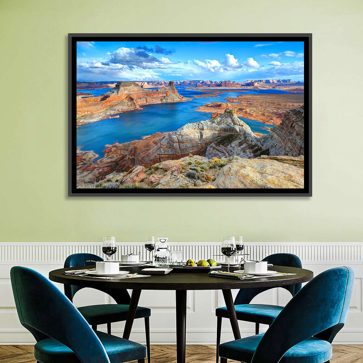 Alstrom Point Arizona Wall Art in a room, landscape