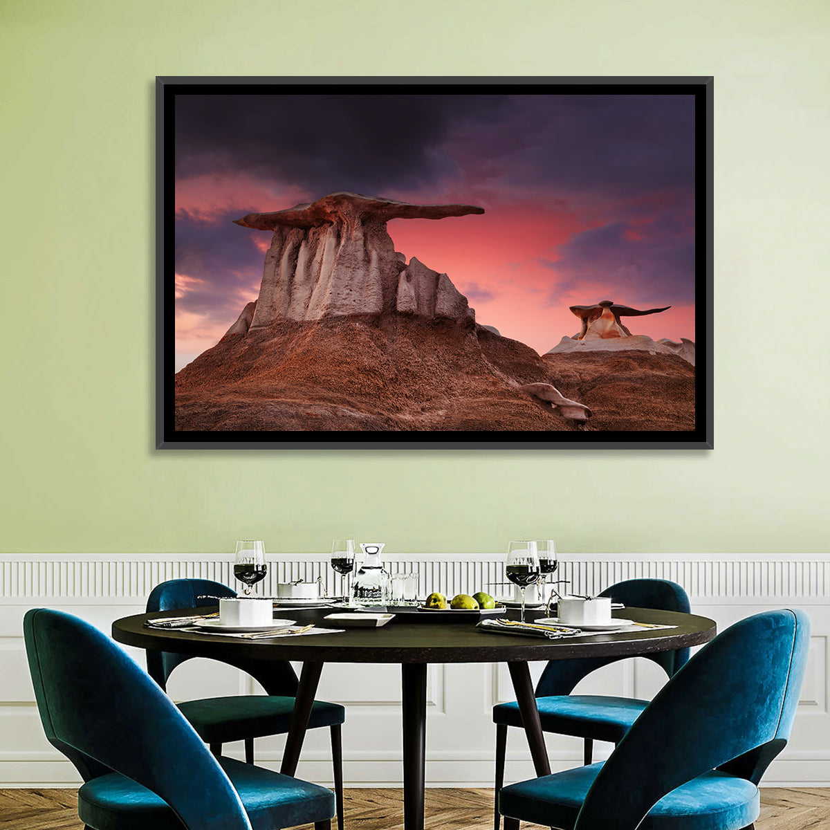 Wings Formation, Bisti Hoodoos Wall Art