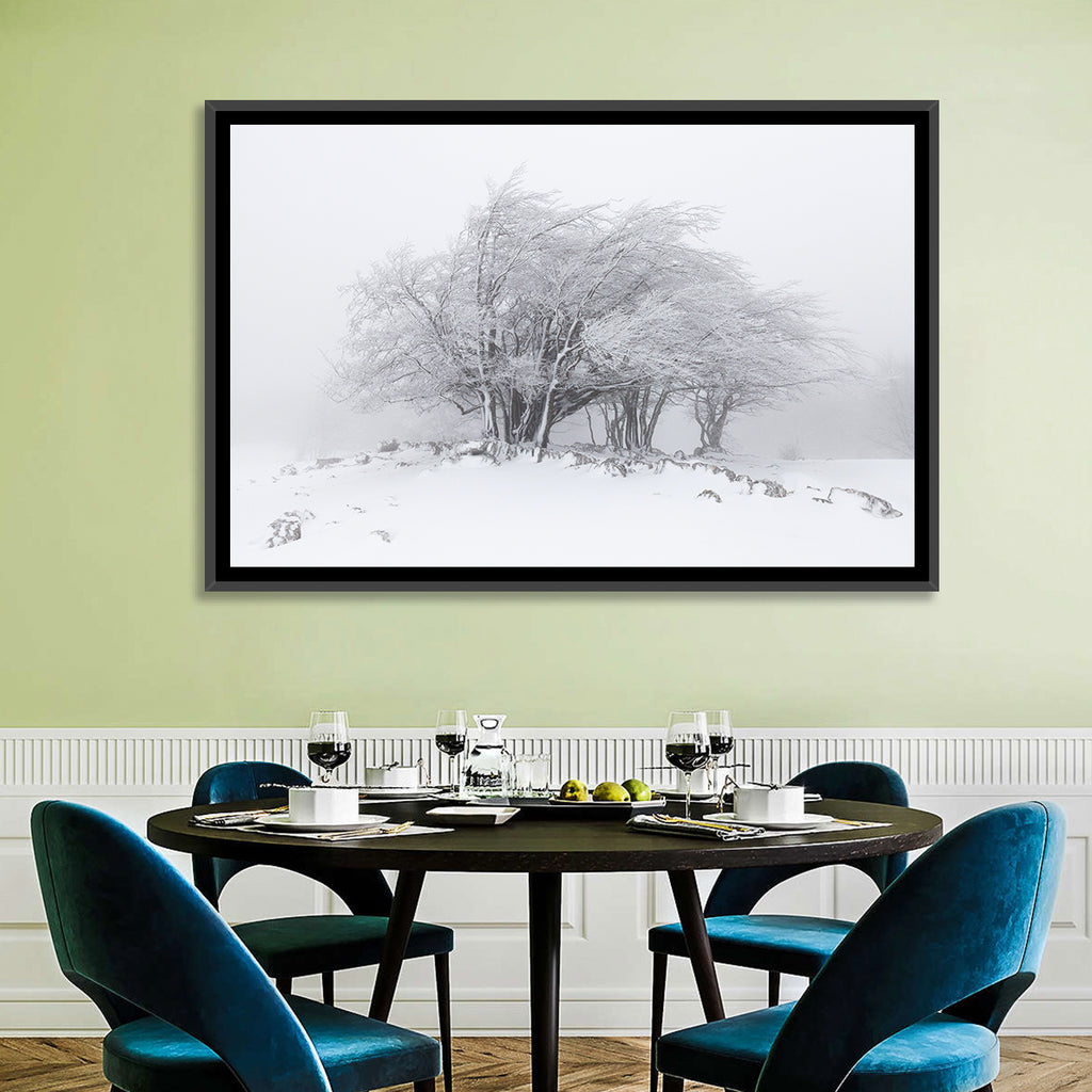 Rime Coated Winter Trees Wall Art