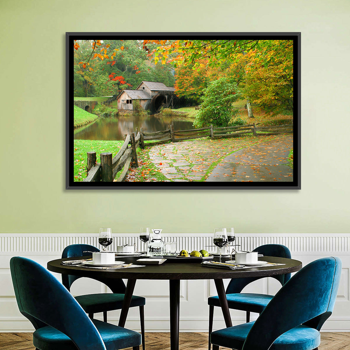 Mabrys Mill Wall Art in a room, landscape