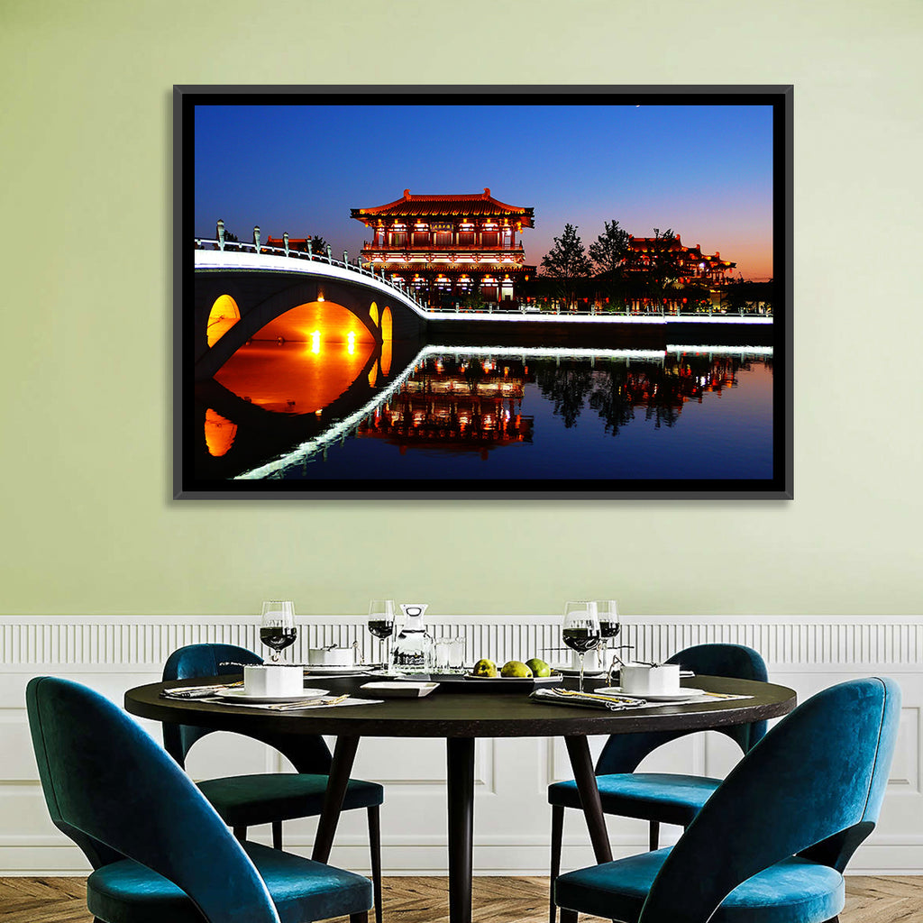 Tang Paradise Nightscape Wall Art