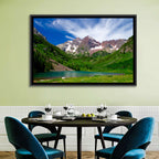 Maroon Bells Reflections at Maroon Lake Wall Art
