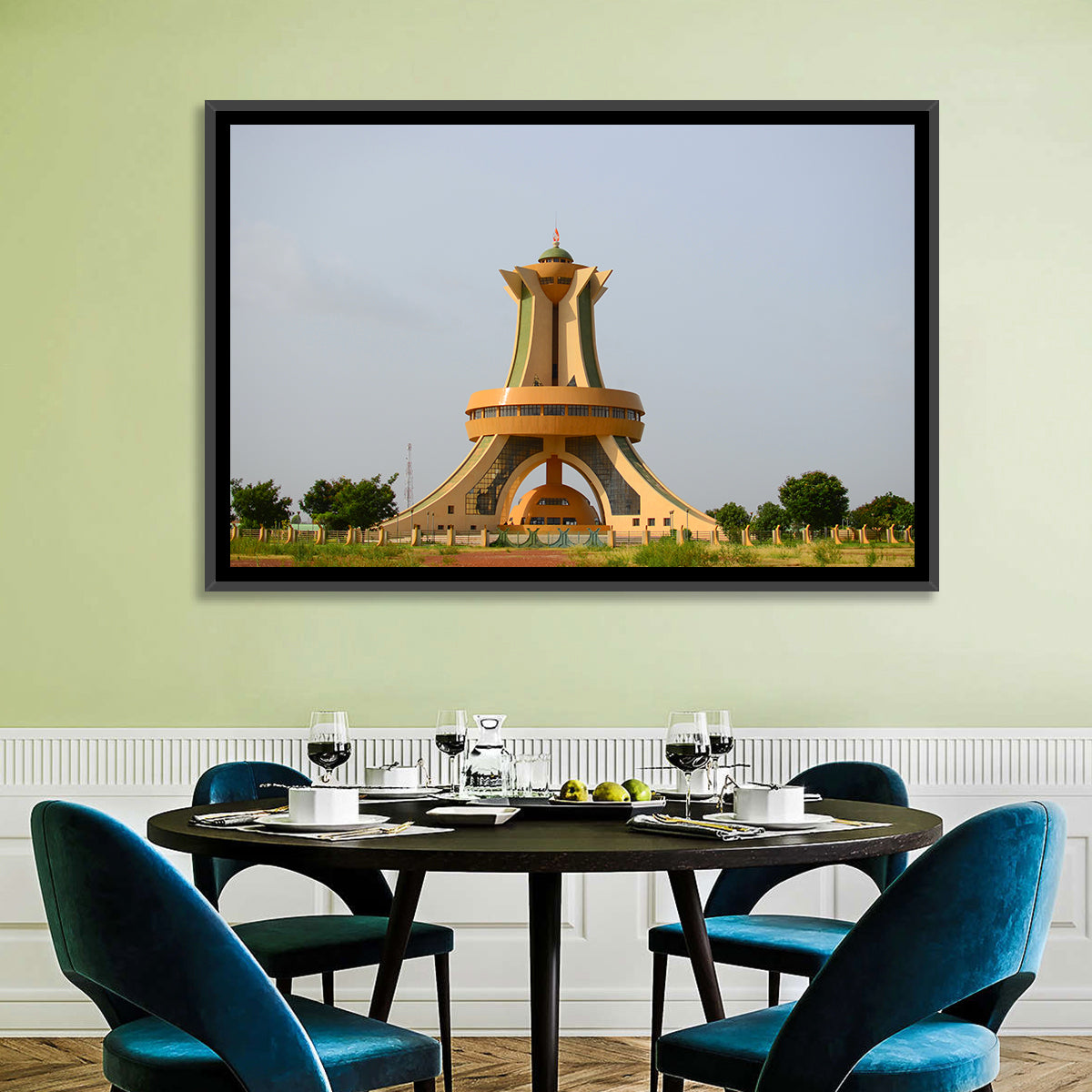 Ouagadougou National Monument Wall Art in a room, landscape