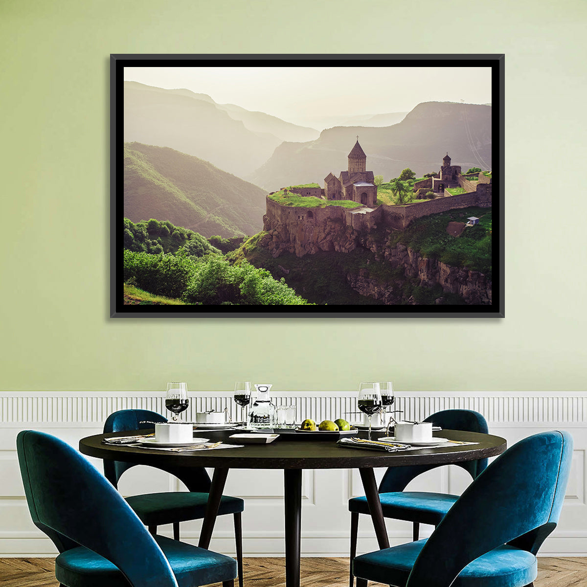 Tatev Monastery at Golden Hour Wall Art