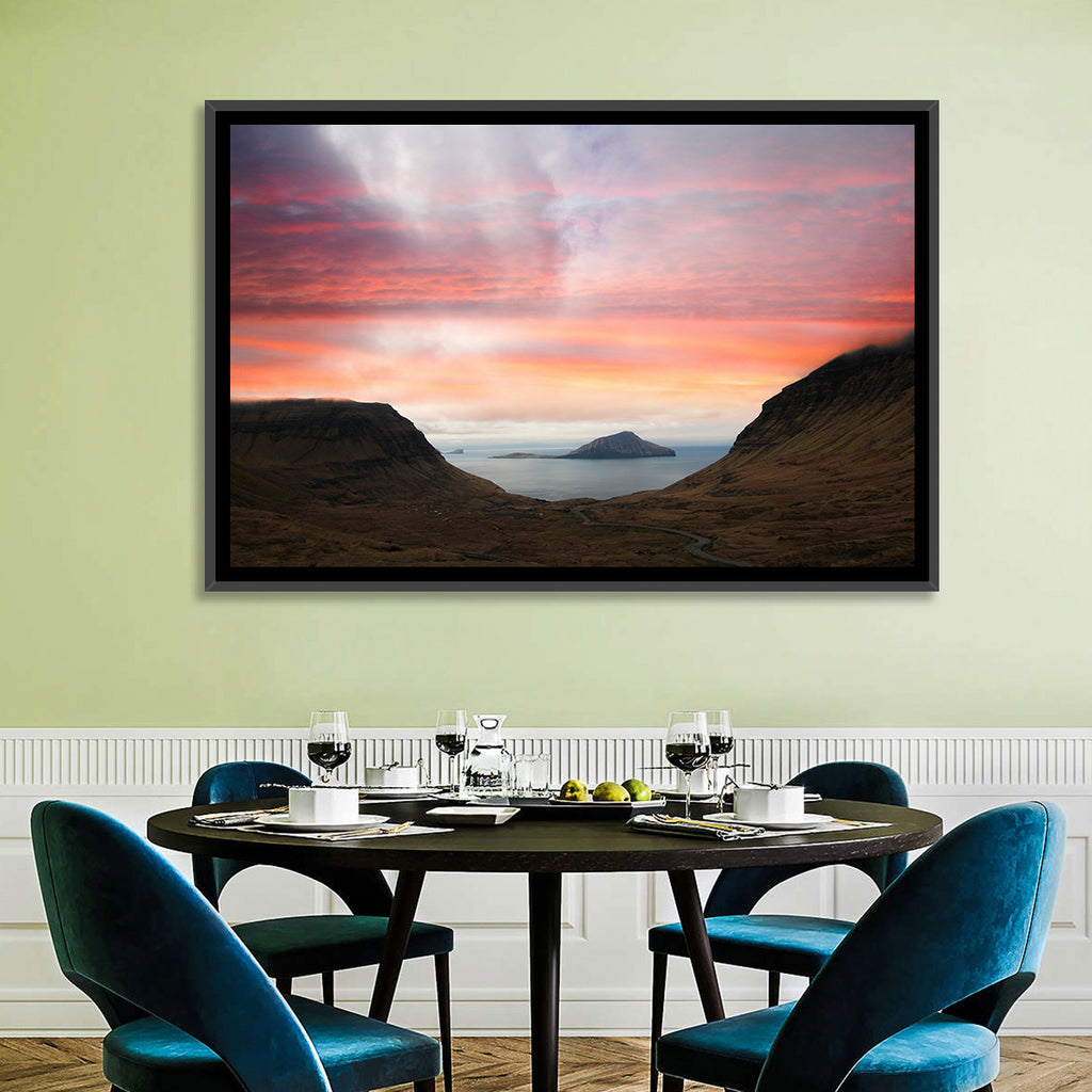 Klakkur Dusk Over Kalsoy Wall Art