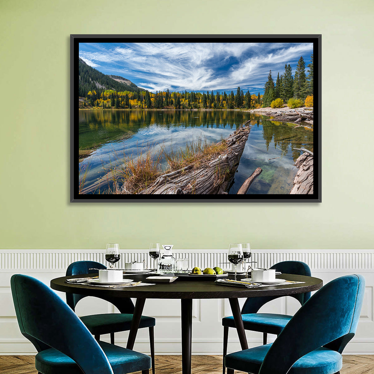 Autumn Lake Colorado Wall Art