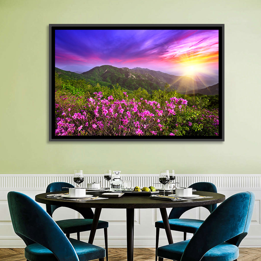 Hwangmaesan Mountain Sunset Wall Art