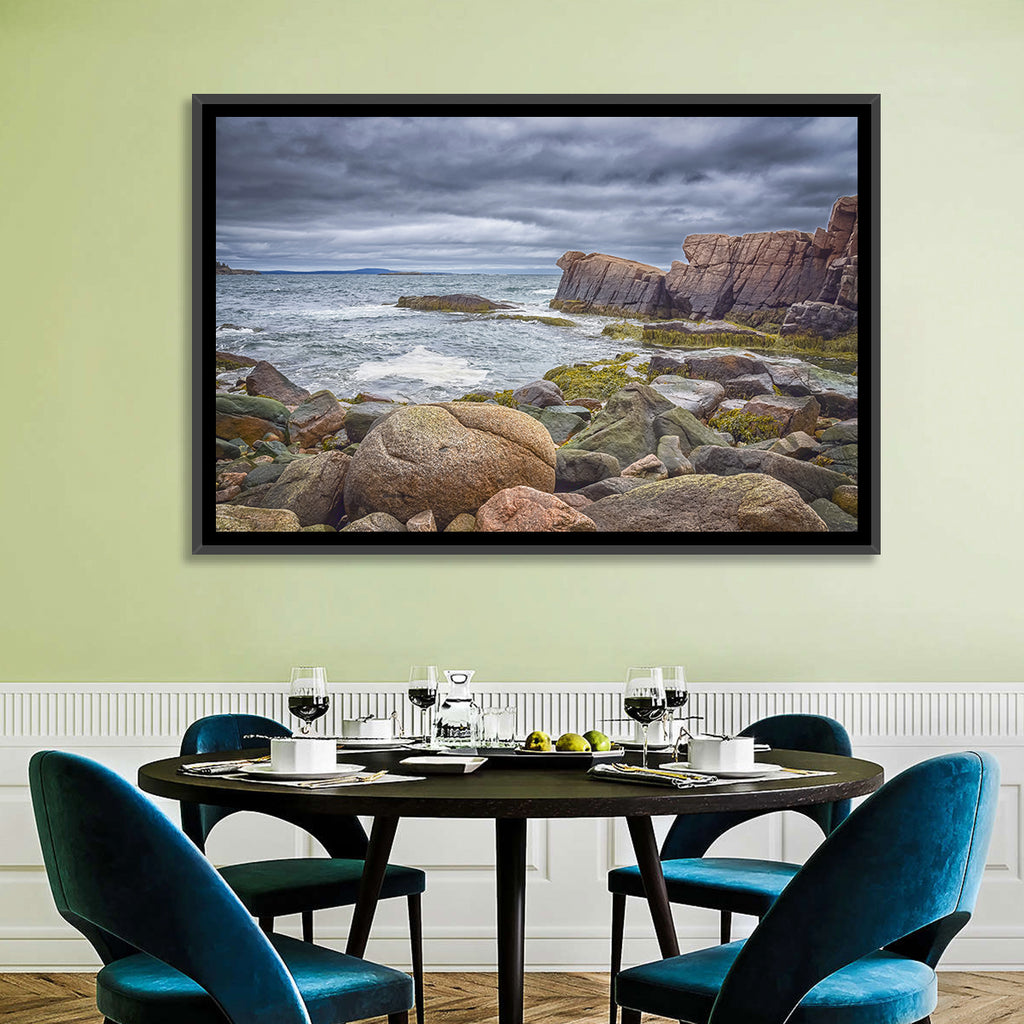 Bar Harbor Rocky Coastline Wall Art