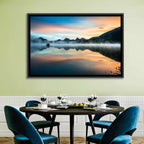 Lake Mcdonald Dawn Mist Wall Art