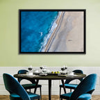Myrtos Beach Aerial View Wall Art
