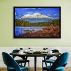 Mount Shasta Over Lake Siskiyou Wall Art