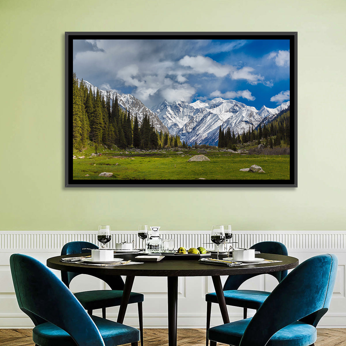 Ala Archa Meadow and Peaks Wall Art