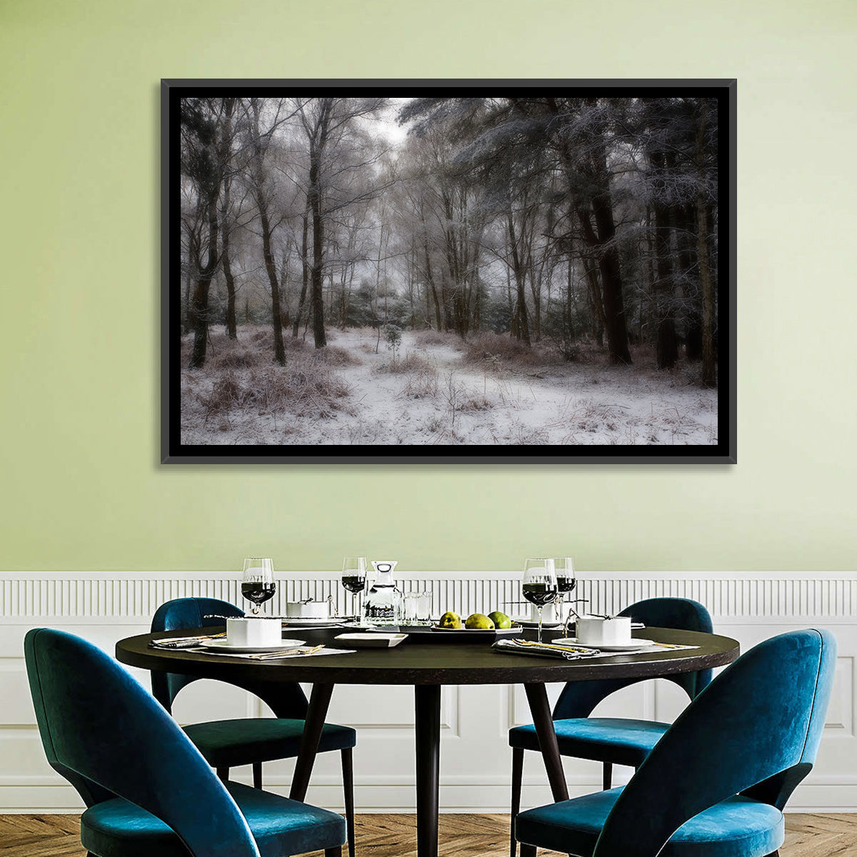 New Forest Winter Path Wall Art