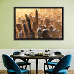 Arizona Skyscrapers at Golden Hour Wall Art