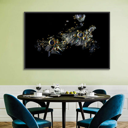 Crystallized Vitamin C Wall Art