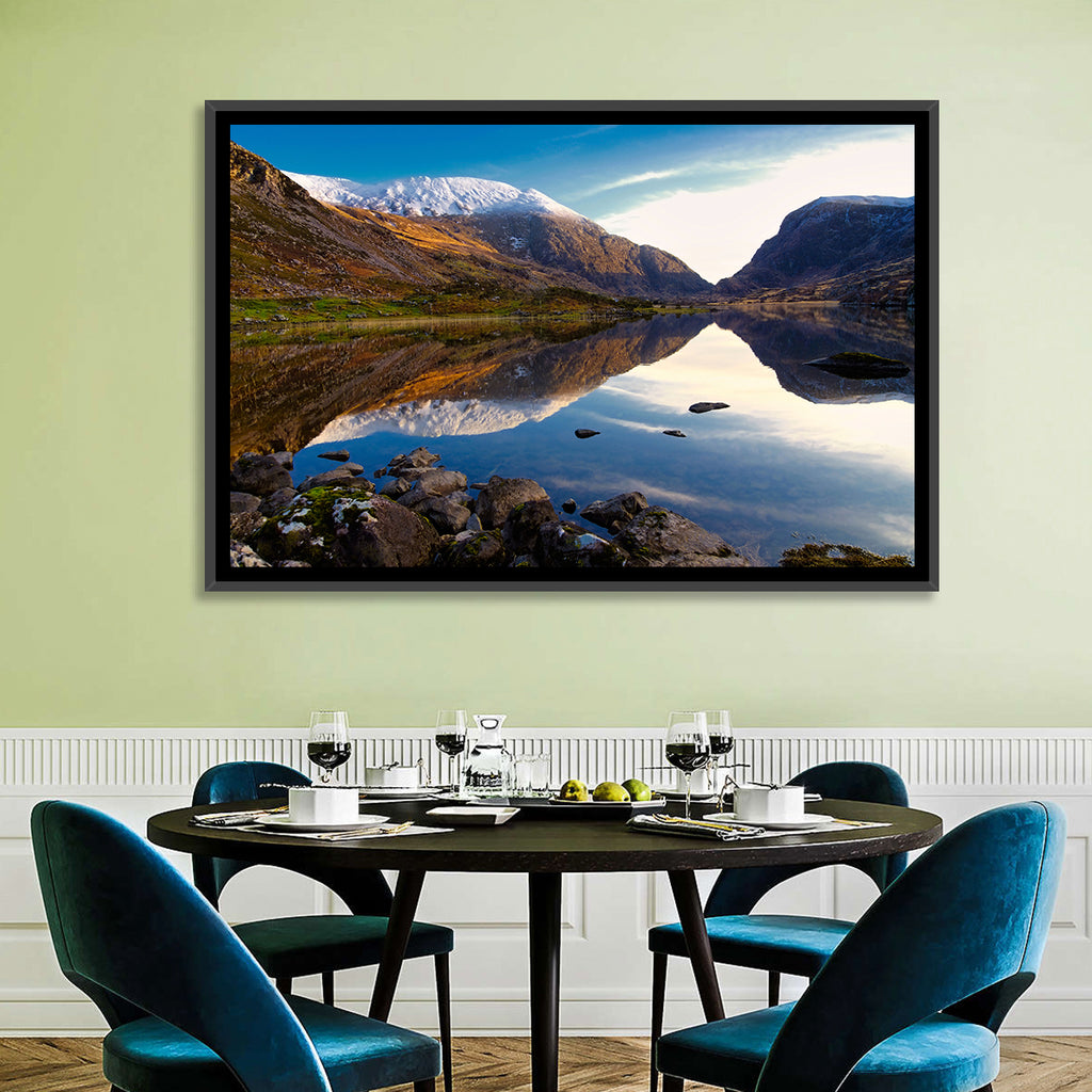 Auger Lake Morning Reflection Wall Art