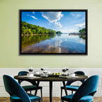 Lake Norman Dockside Reflection Wall Art