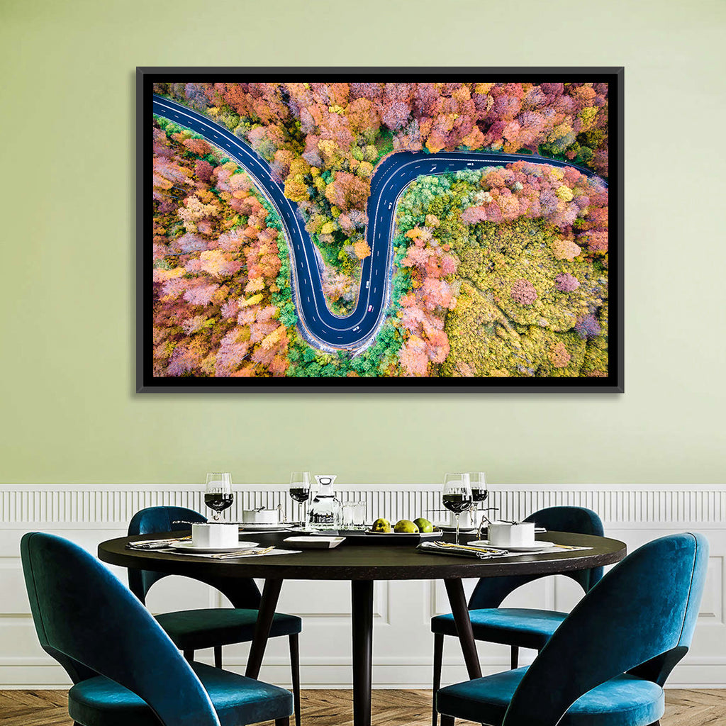 Winding Forest Road Wall Art