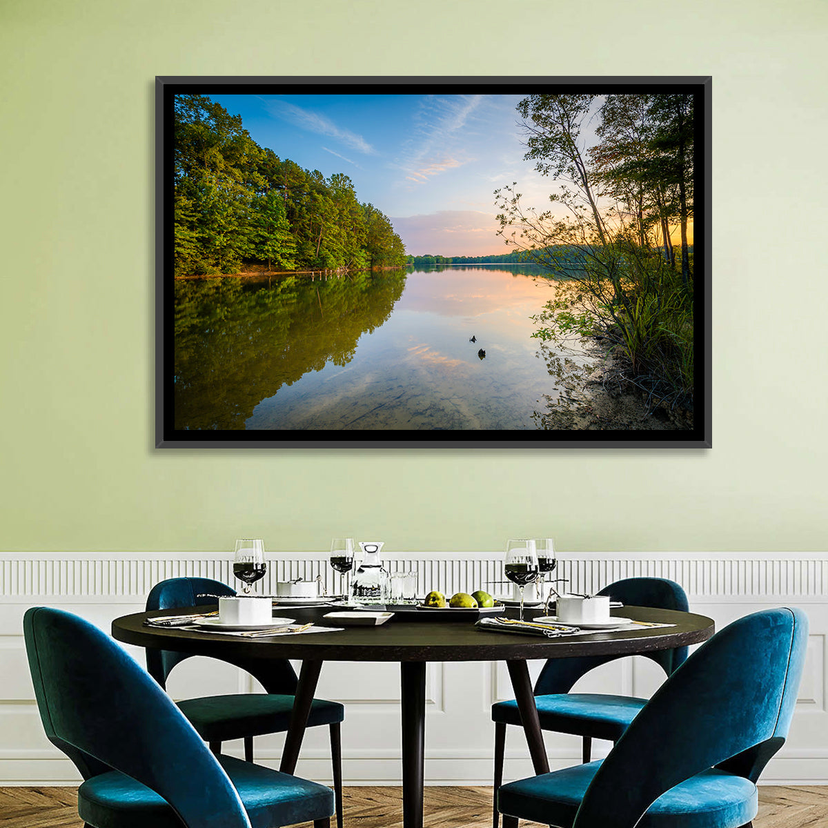 Tranquil Lake Norman Wall Art